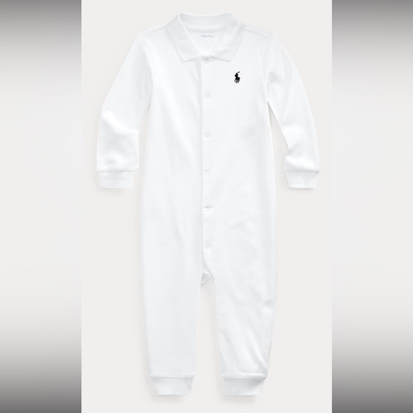 Ralph Lauren Baby One Piece Long Sleeve Playsuit Size 0-3 Months - Picture 2 of 7